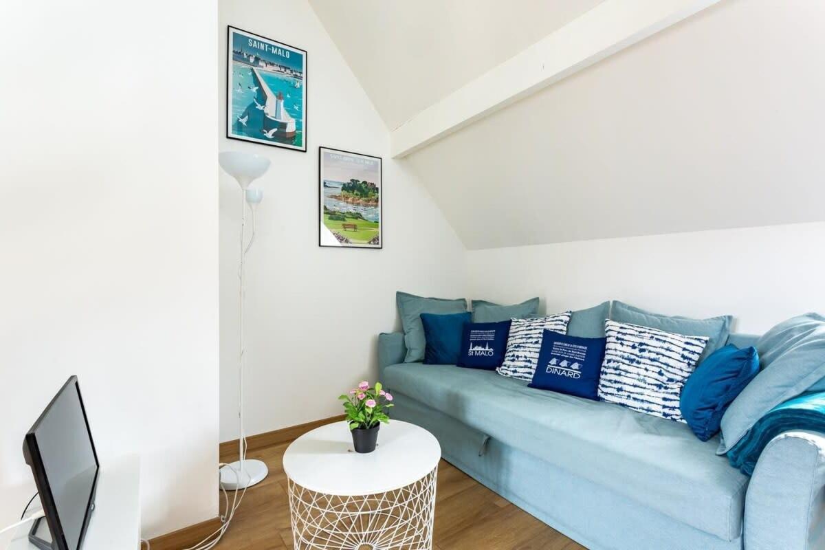Ferienwohnung Le Petit Pastel - Joli Duplex - Proche De La Plage Saint-Malo Exterior foto